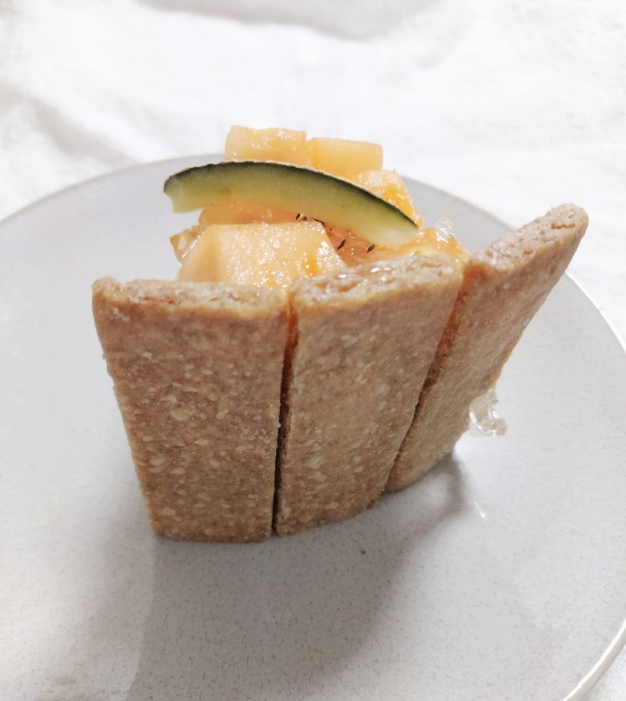宮古島メロンキセキノチーズケーキのサブレ部分