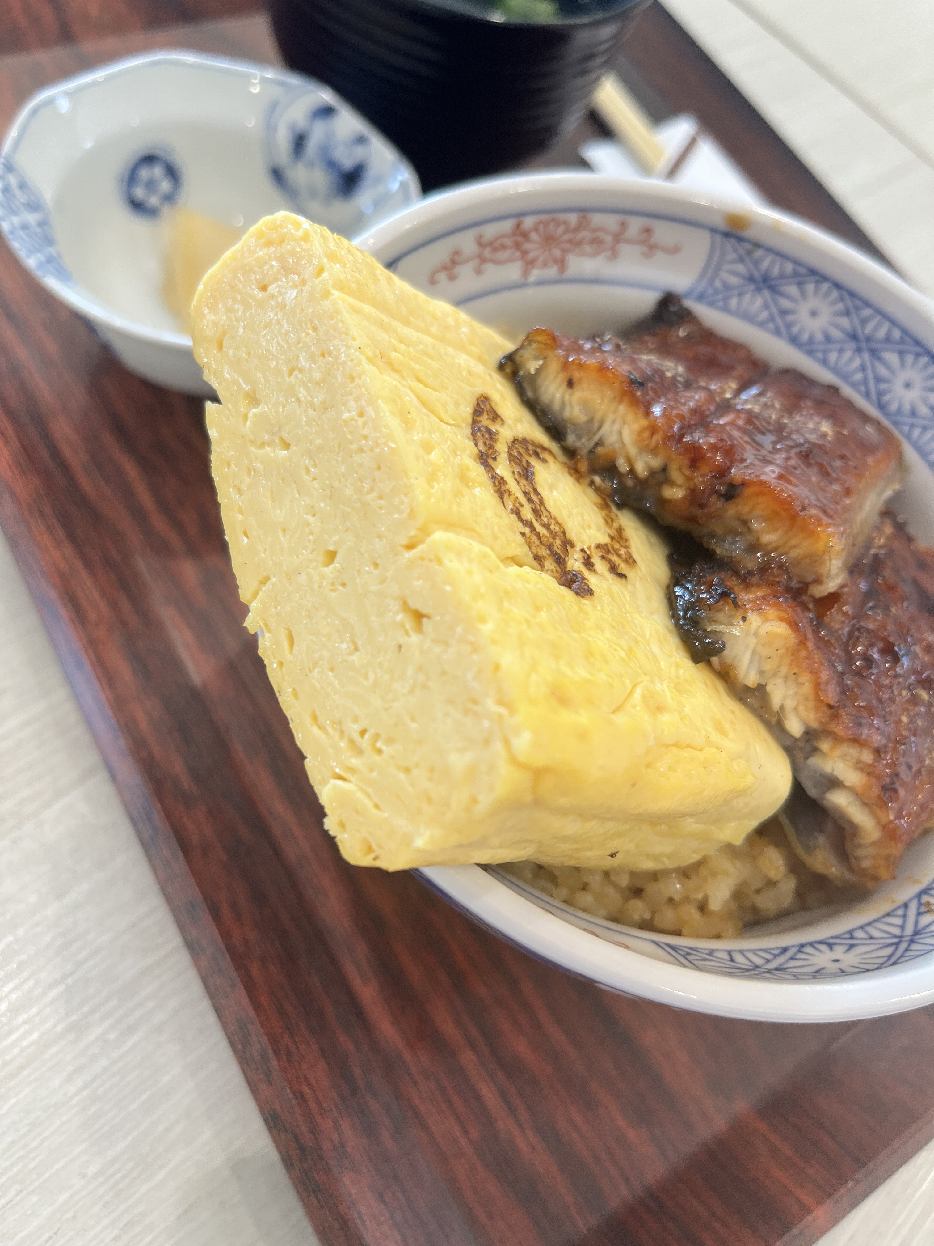 うな玉丼玉子焼き