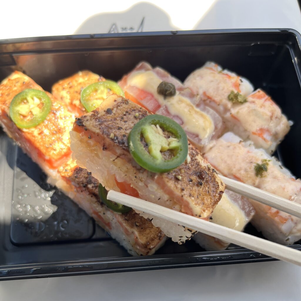 サーモンの押し寿司