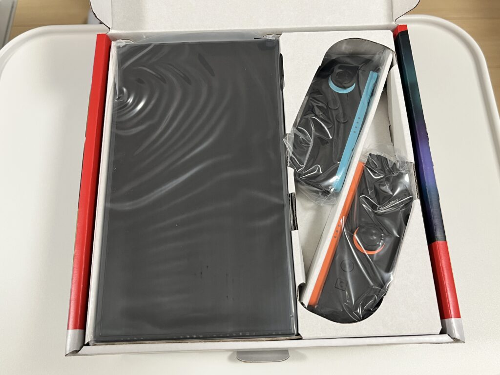 箱を開けた直後