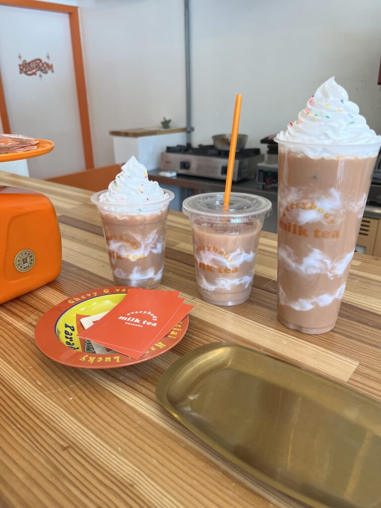 ミルクティーサイズ