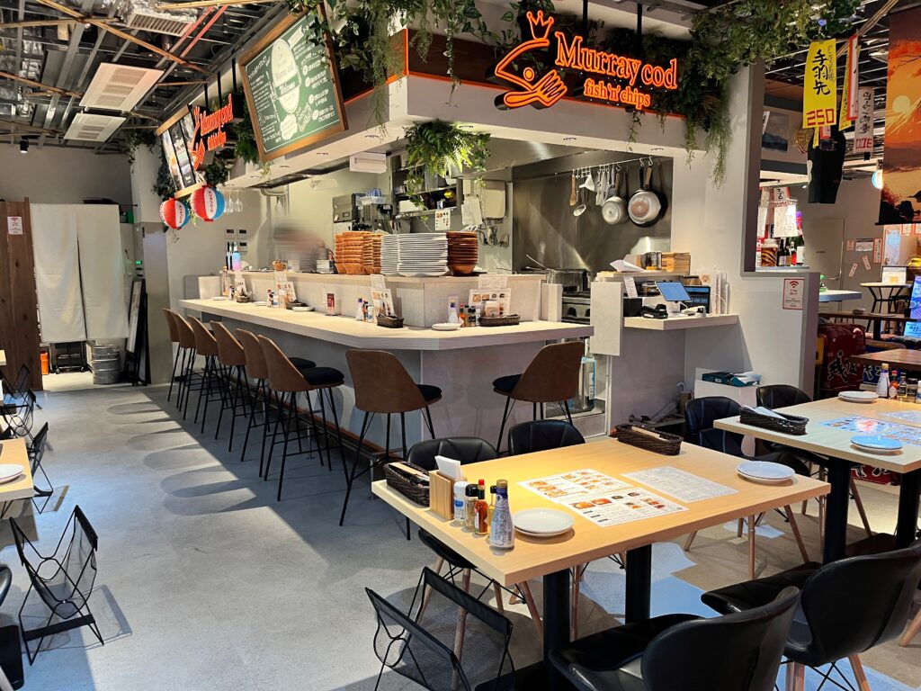 マレーコッド店内